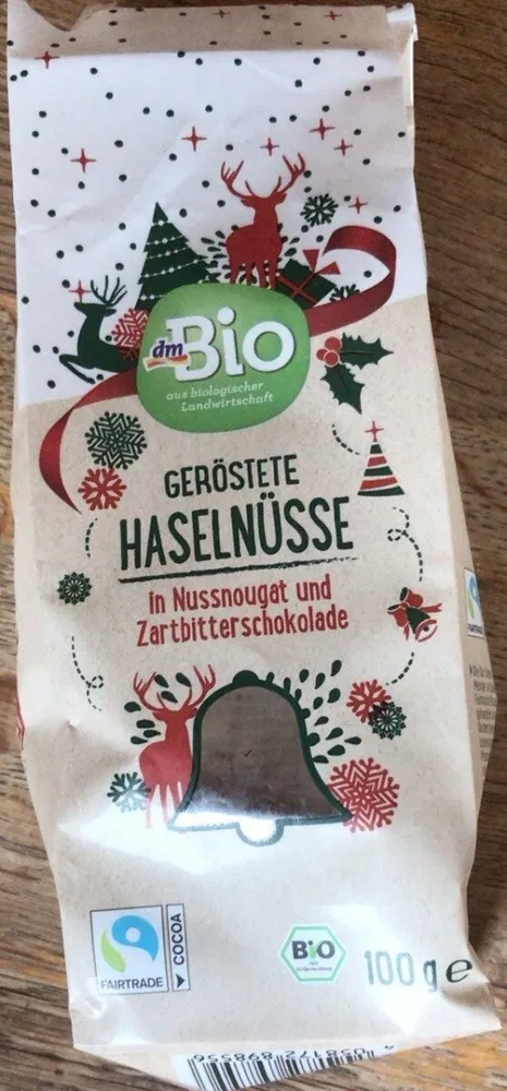 Geröstete haselnüsse