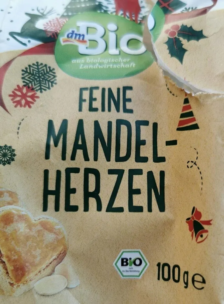 Feine Mandel Herzen