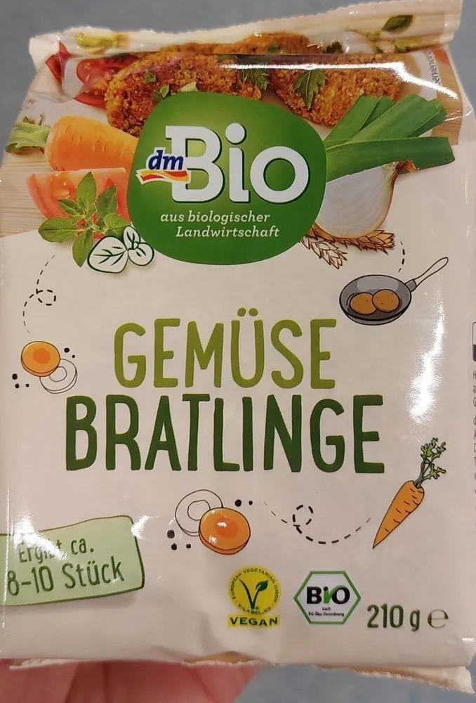 .Gemüse Bratlinge von dm-Bio
