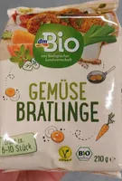 .Gemüse Bratlinge von dm-Bio