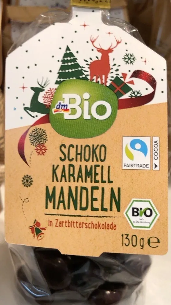 Schoko Karamell Mandeln