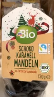 Schoko Karamell Mandeln