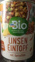 Linseneintopf mit Kartoffeln
