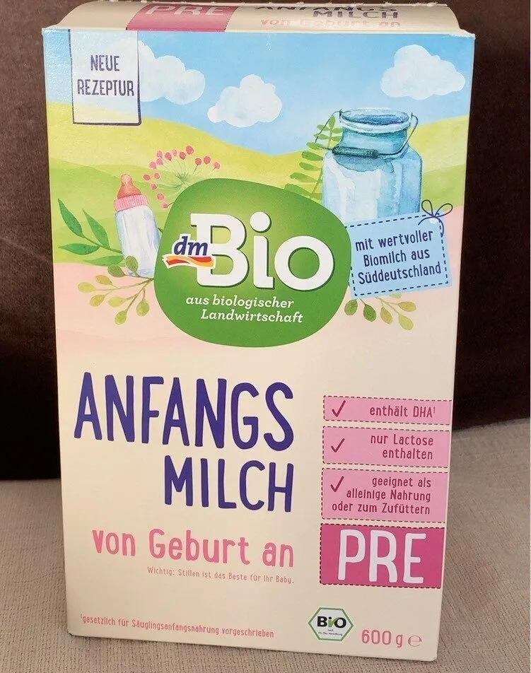 Anfangs milch