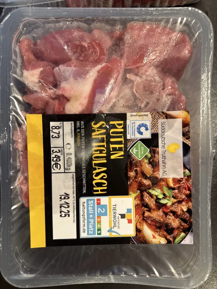 Puten Saftgulasch