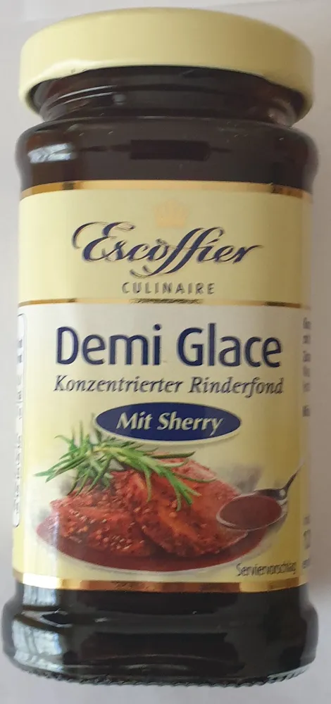 Demi Glace, Konzentrierter Rinderfond mit Sherry