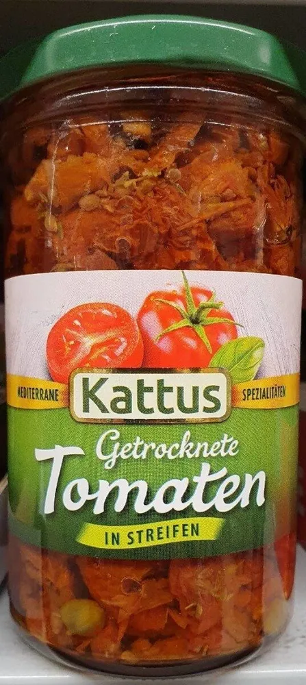 Getrocknete Tomaten in Streifen