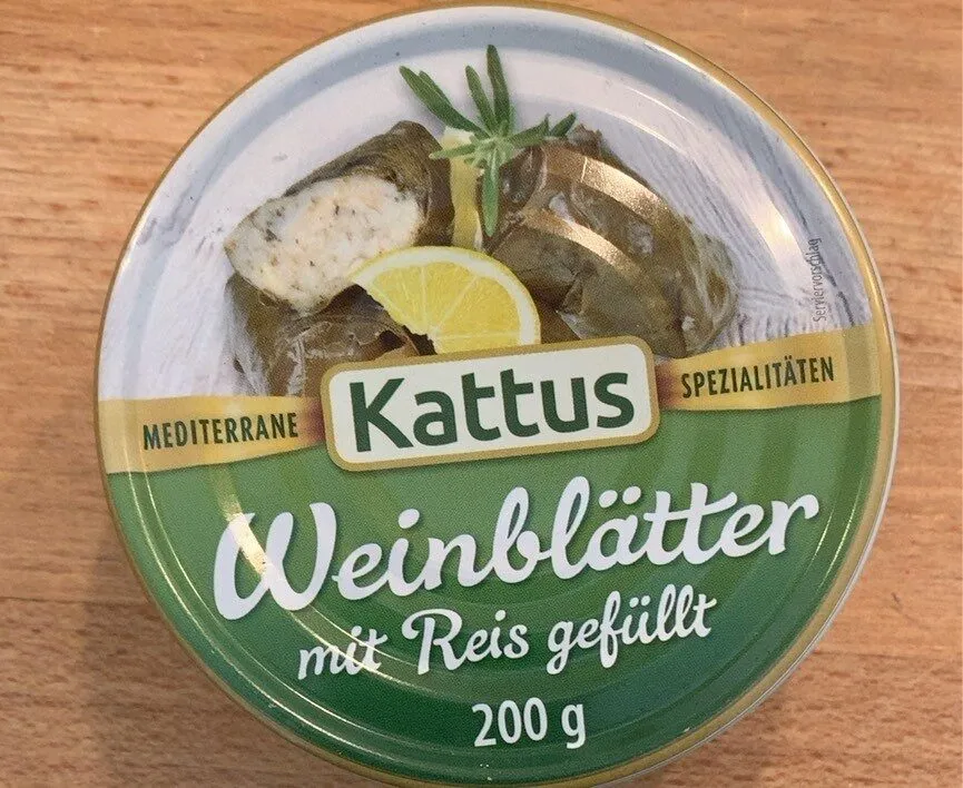 Weinblätter mit Reis gefüllt