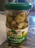 Knoblauchzehen in Sonnenblumenöl
