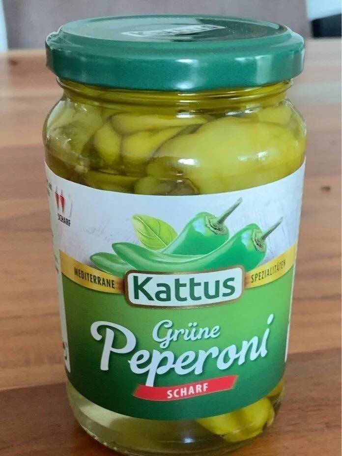 Grüne Pepperoni