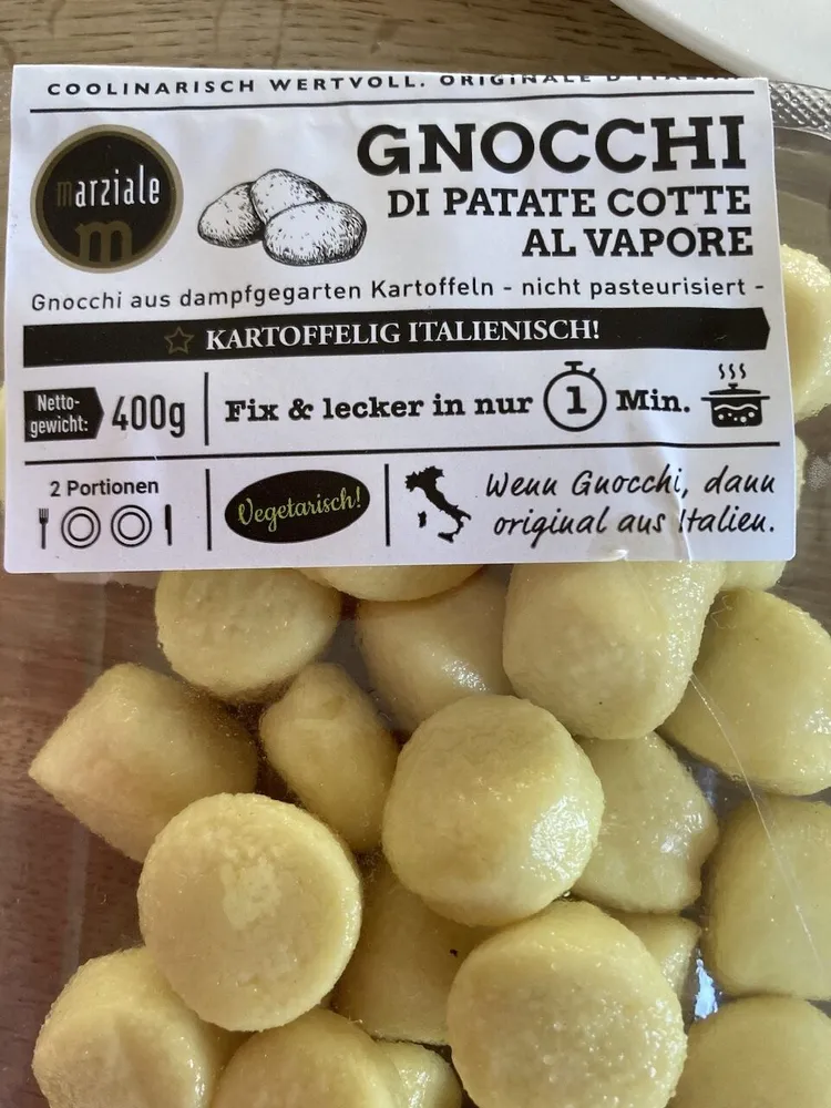 Gnocchi di patate cotte al vapore