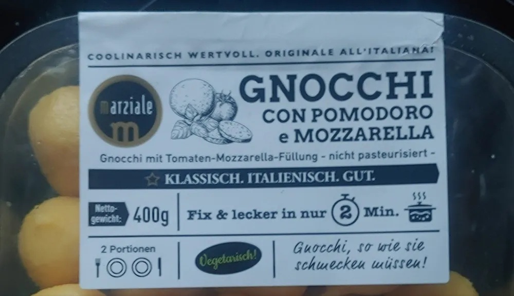 Gnocchi Con Pomodoro E Mozarella