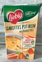 Soupe carottes potiron avec boulettes