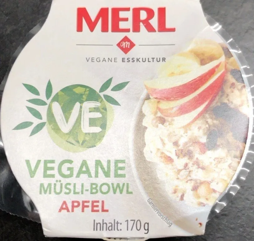 Vegane Müsli Bowl Apfel