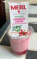 Vegane himbeer creme
