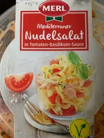 Mediterraner Nudelsalat in Tomate-Basilikum-Sauce