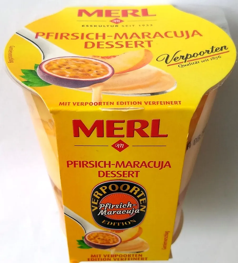 Pfirsich-Maracuja-Dessert