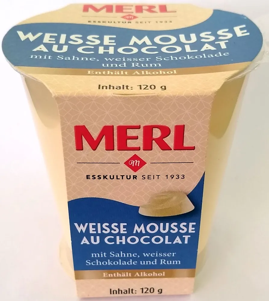Weisse Mousse au chocolat