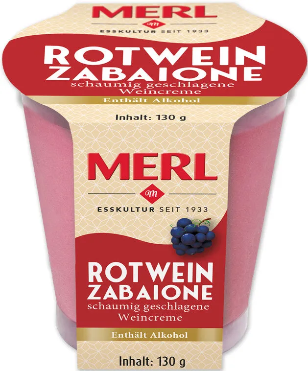 Rotwein Zabaione