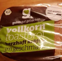 Gutes Gut Gebacken Weizenvollkorntoast, 250 GR Packung