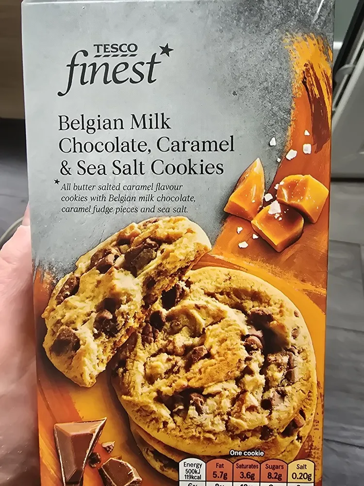Belgian Milk Chocolate, Caramel & Sea Salt Cookies