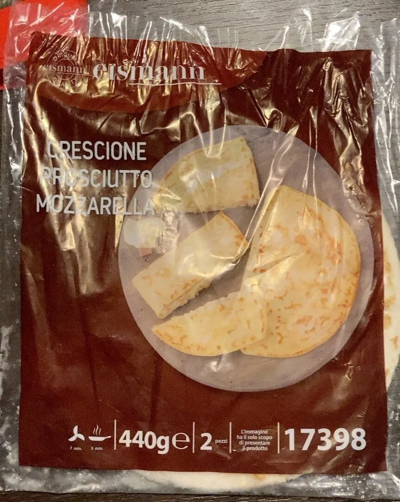 Crescione prosciutto e mozzarella