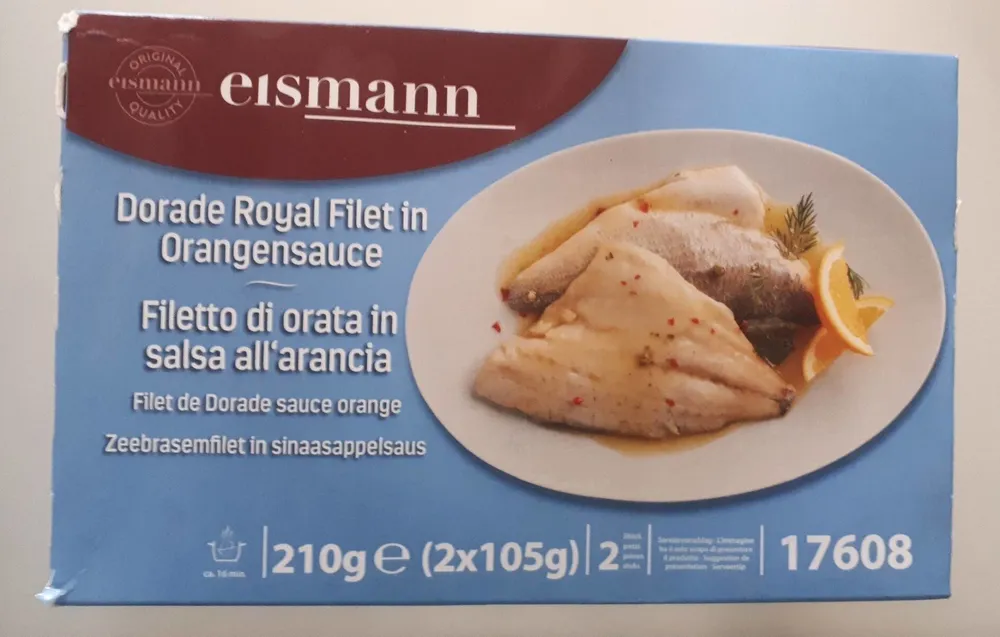 Filetto di orata in salsa all'arancia