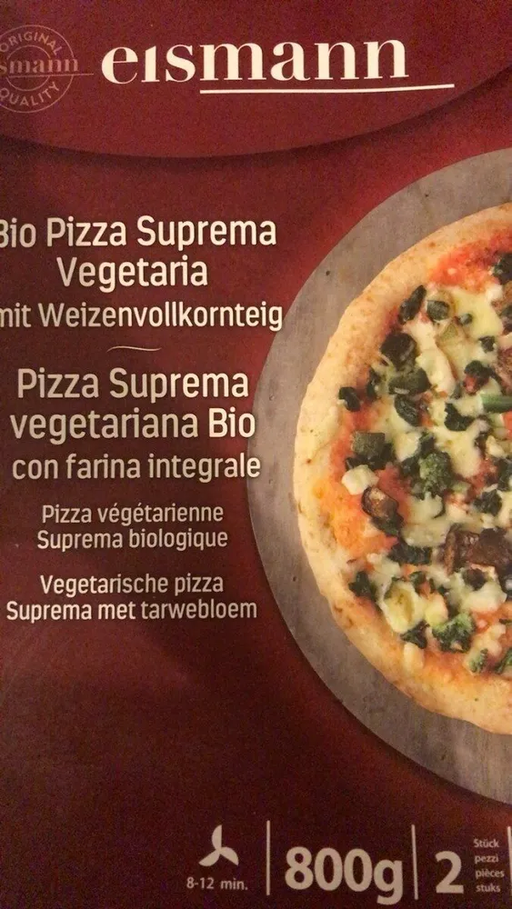 Pizza suprema vegetariana