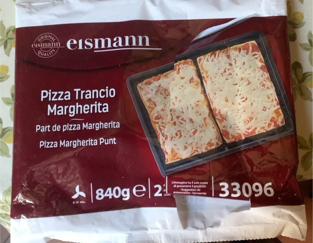 Pizza trancio margherita