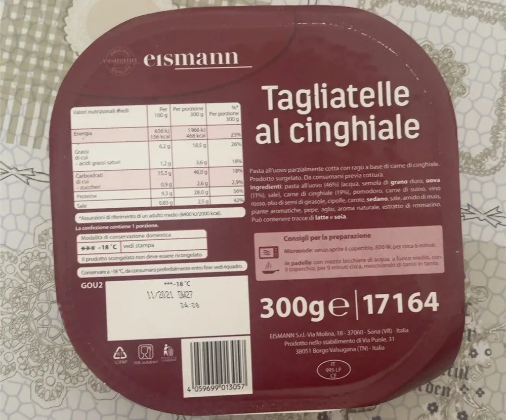 Tagliatelle al cinghiale
