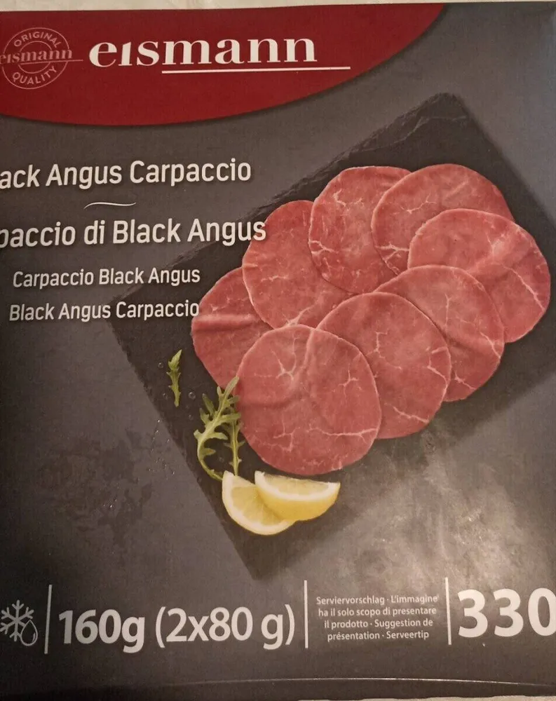 Black Angus carpaccio