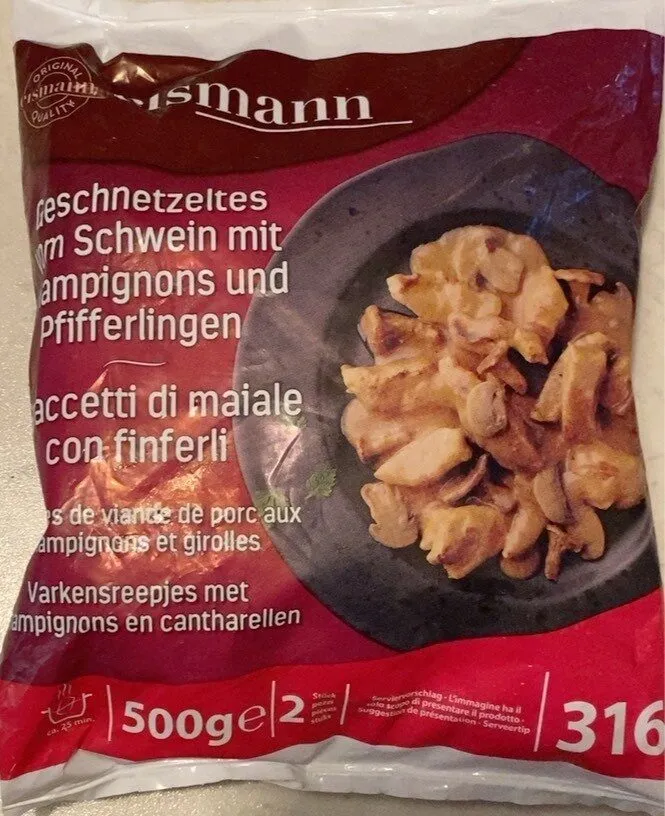 Straccetti di maiale con finferi