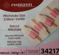 Milchshake Stiel Erdbeer-Vanille
