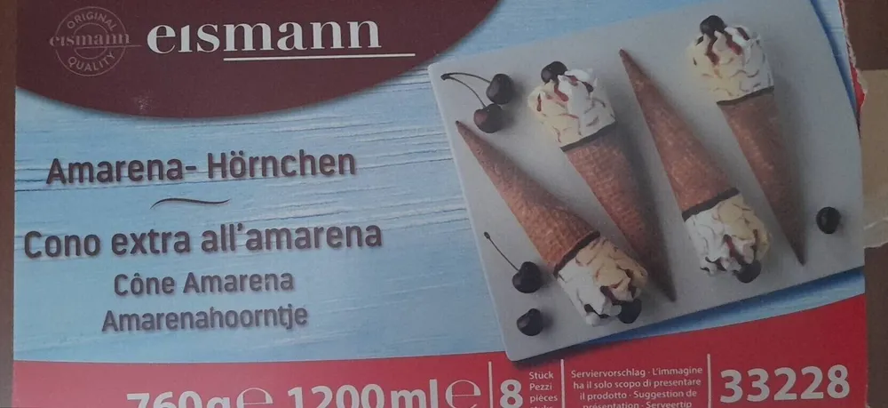 Cono extra all'amarena