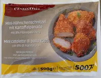 Mini Hähnchenschnitzel mit Kartoffelpanade