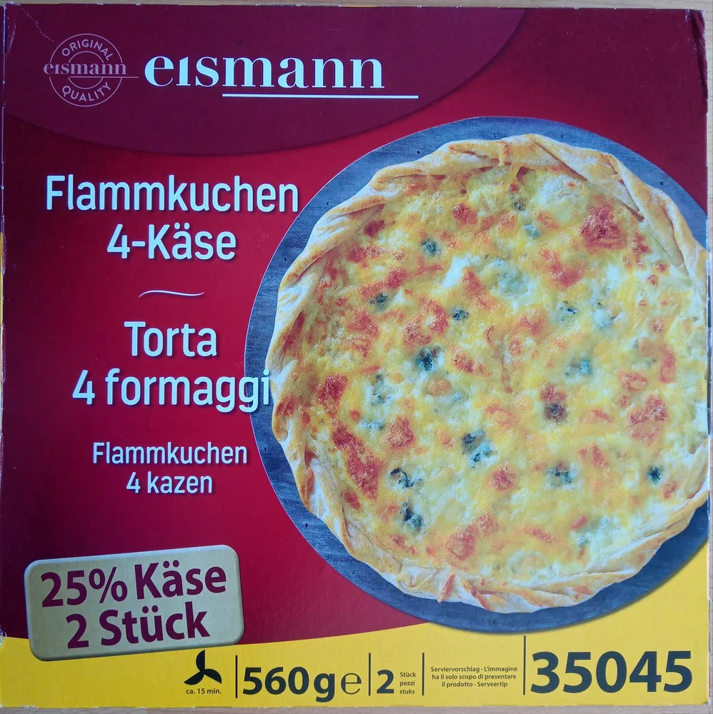 Flammkuchen 4-Käse
