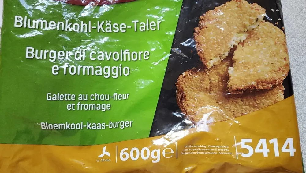 Blumenkohl Käse Taler