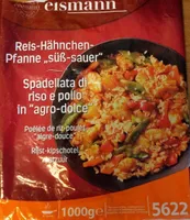 Reis-Hähnchen-Pfanne süß-sauer
