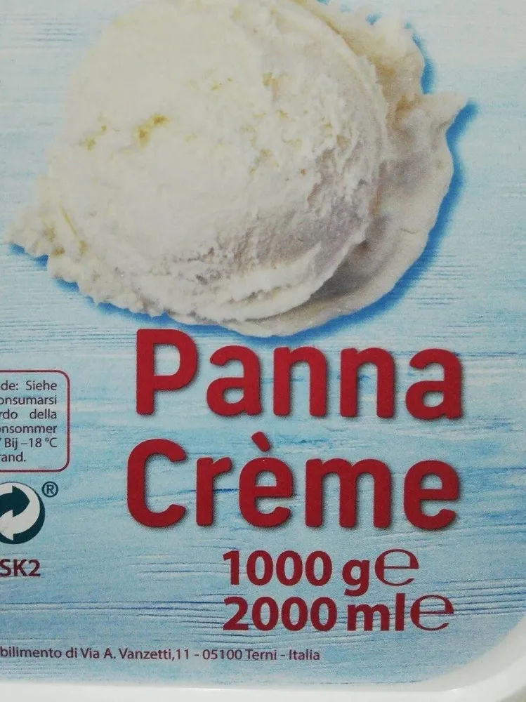 Gelato alla panna