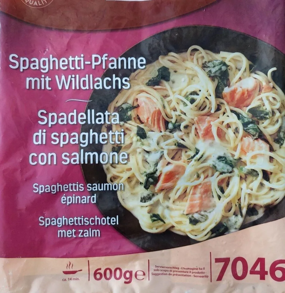 Spaghetti-Pfanne mit Wildlachs