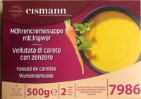 Möhrencremesuppe mit Ingwer