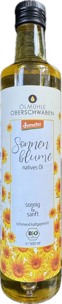Sonnenblume natives Öl