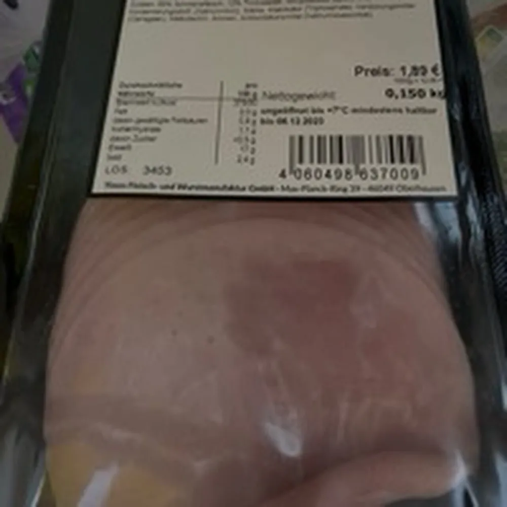 hinter Kochschinken