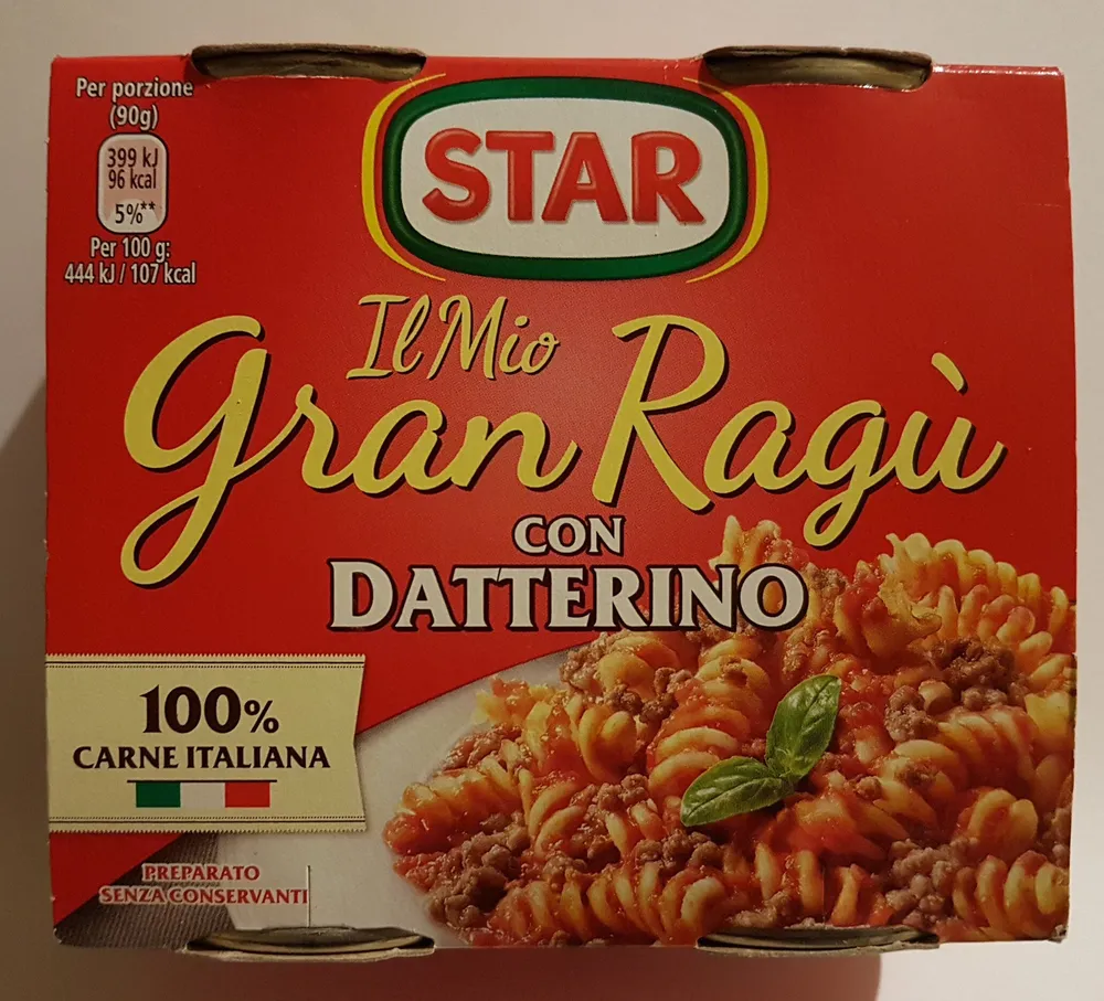 Il Mio Gran Ragù con Datterino