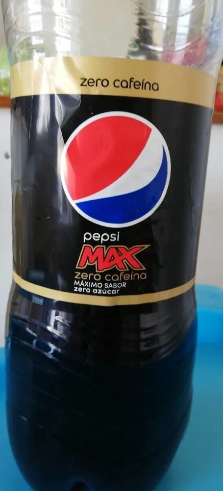 Pepsi Max zero cafeína