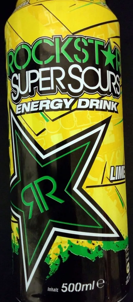 SUPER SOURS LIME ENERGY DRINK