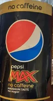 Pepsi max 0 caffeine