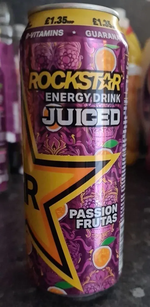 Rockstar Energy Drink Juiced Passion Frutas