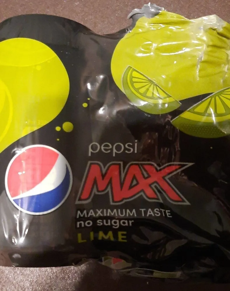 Pepsi max maximum taste no sugar