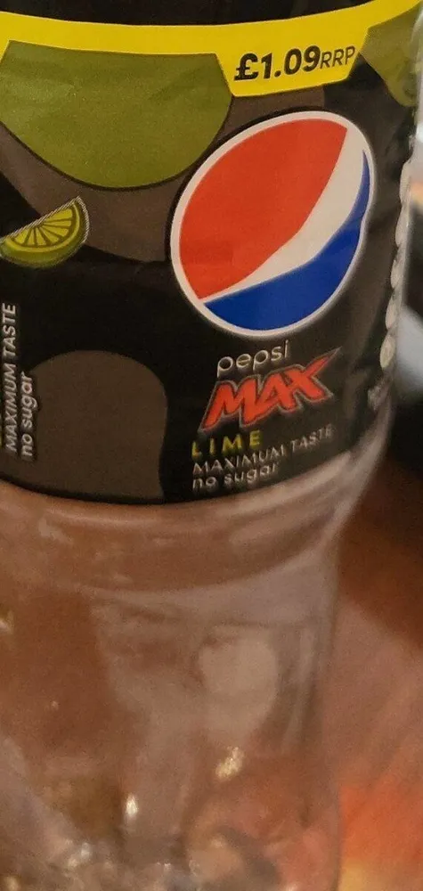 Pepsi max lime